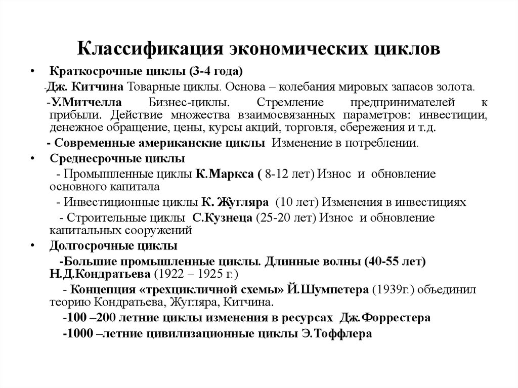 Понятие экономического цикла виды циклов. Классификация циклов в зависимости от продолжительности. Классификация экономических циклов. Классификация видов экономических циклов. Классификация экономических циклов по продолжительности.