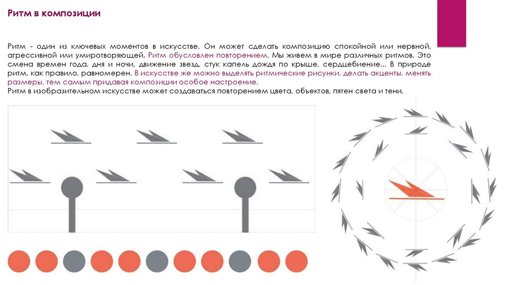 Ритм в рисунке это