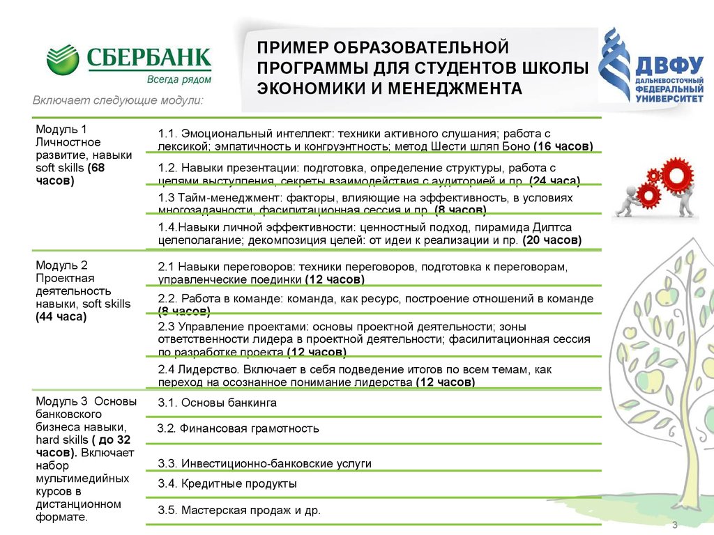 Образец образовательной программы