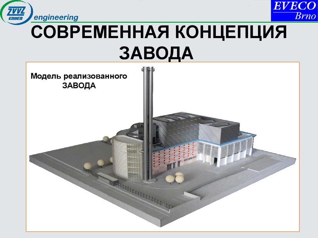 Чертеж мусоросжигательного завода