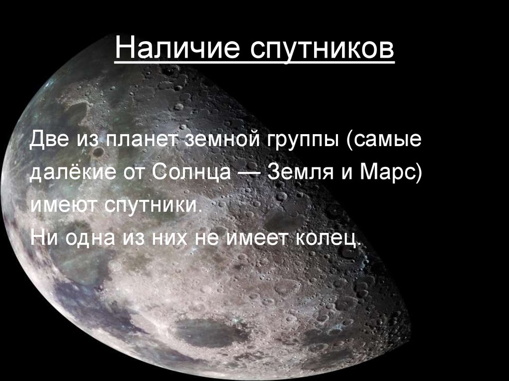 Назовите планеты не имеющие спутников. Спутники планет земной группы. Наличие спутников у планет земной группы. Планеты земной группы со спутниками. Наличие колец и спутников земли.