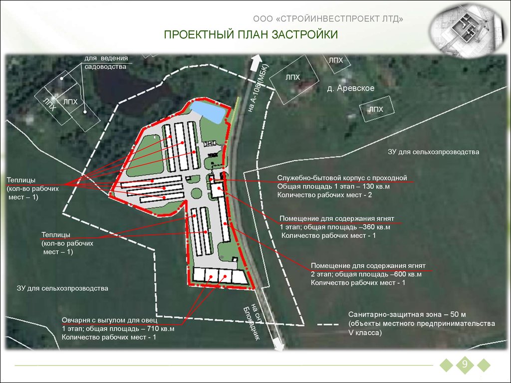 План застройки сокольники