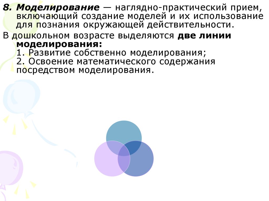 Математические представления определение