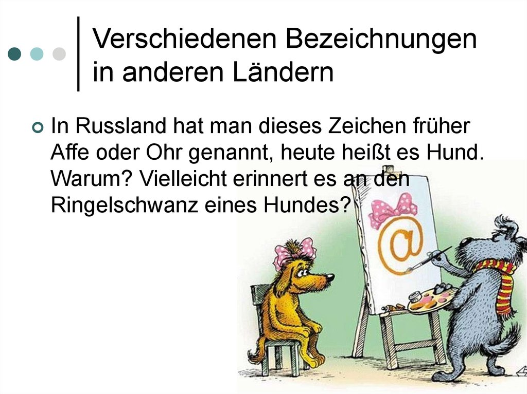 Verschiedenen Bezeichnungen in anderen Ländern