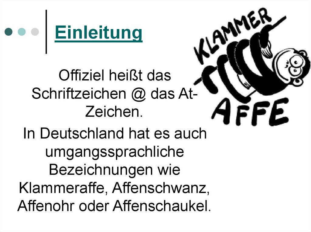 Einleitung