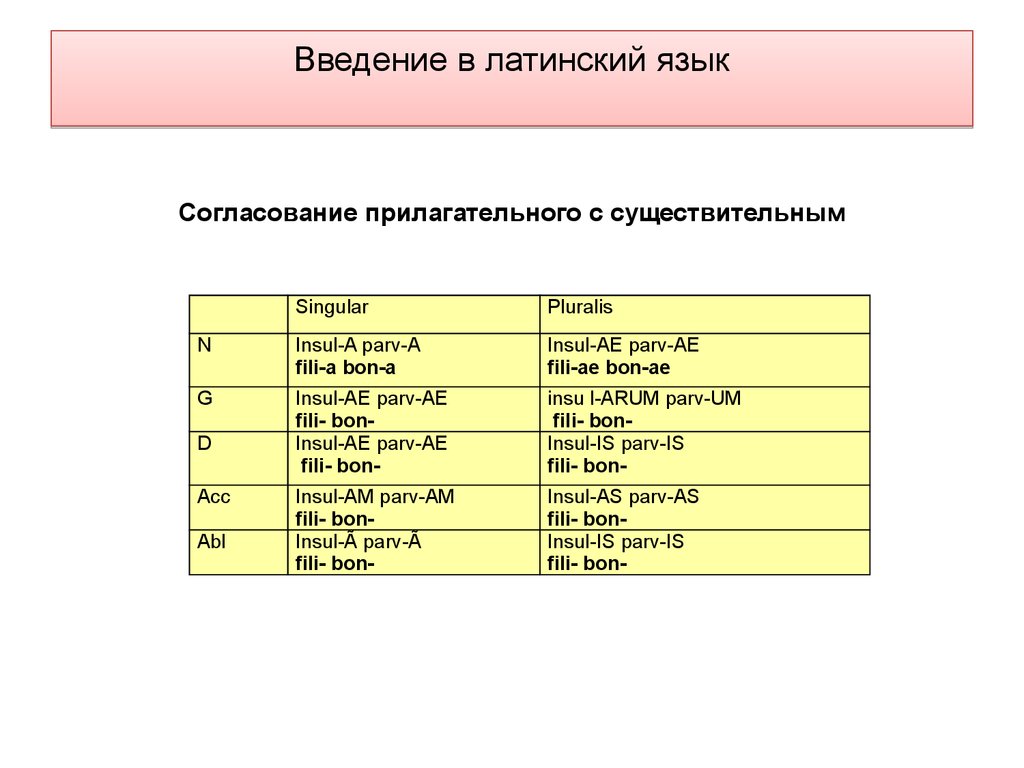 Перевод латинских терминов