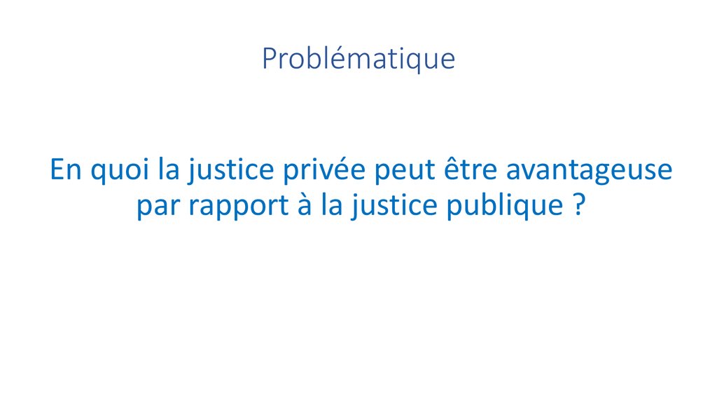 Problématique