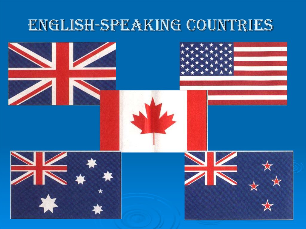 English speaking countries 5 класс spotlight презентация