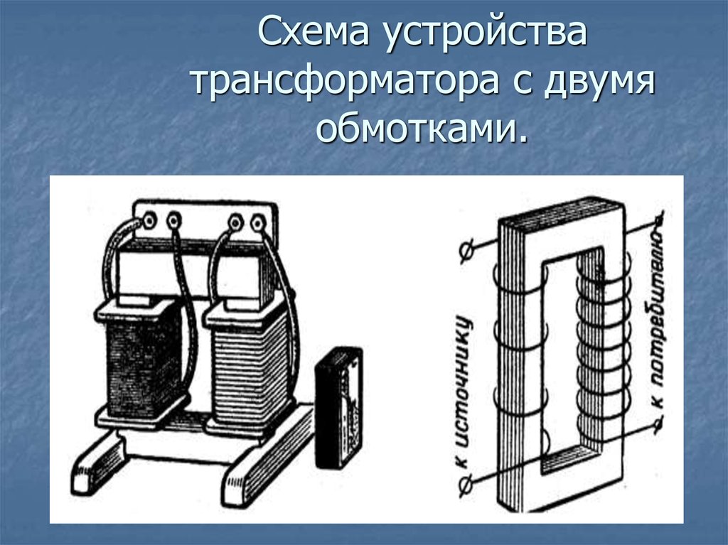 Какие трансформаторы изображены на рисунке