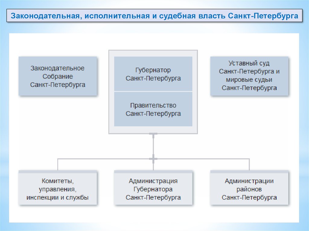 Правительство санкт петербурга схема