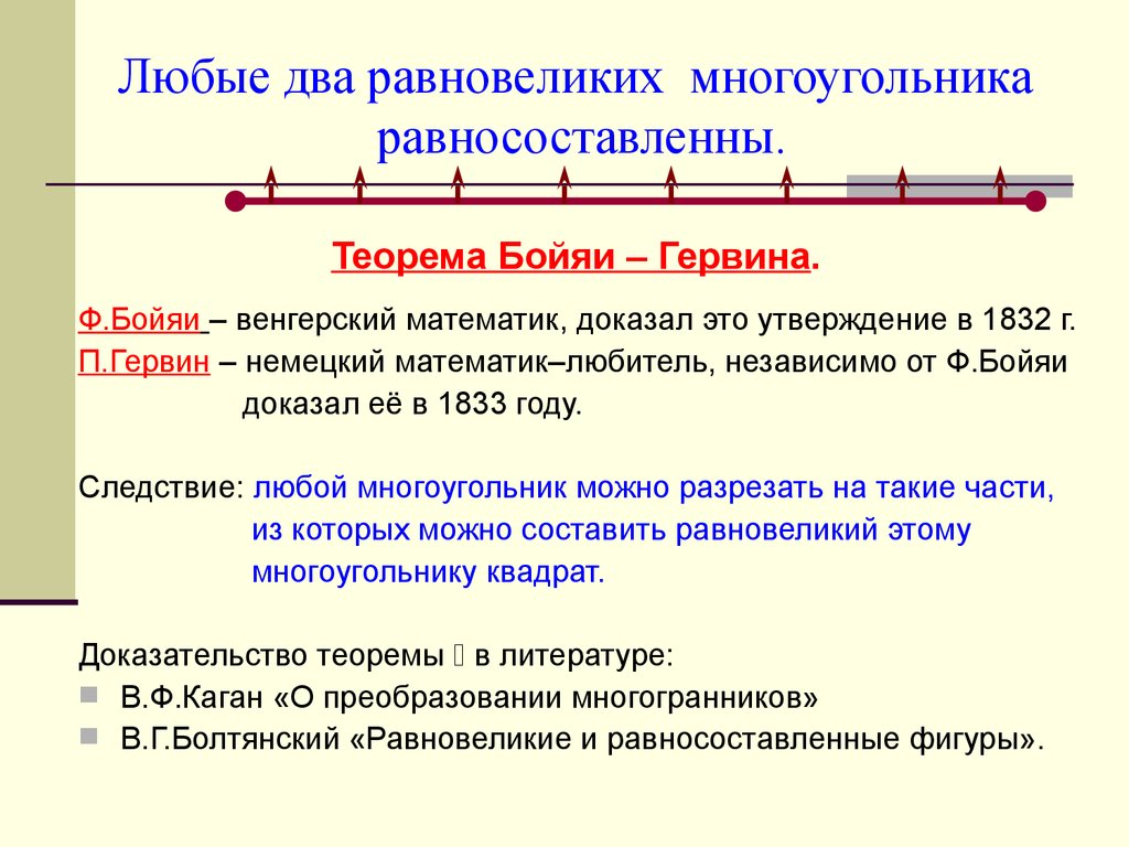 Любые два. Теормема блйяй гераина. Теорема Бойяи Гервина. Теорема Бойяи Гервина презентация. Теорема Бойяи Гервина доказательство.