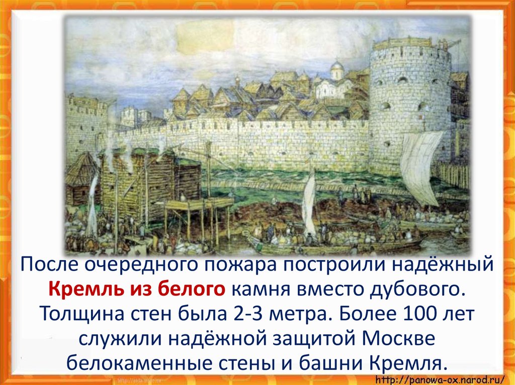 В каком году построили кремль. Кремль из белого камня. Стены Кремля из белого камня. Строительство Московского Кремля из белого камня. Москва Белокаменная презентация.