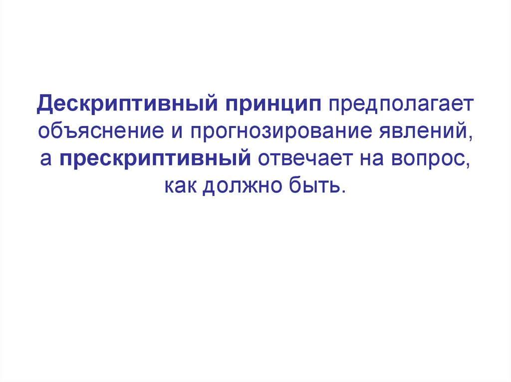 Принцип предполагаемый. Дескриптивный и прескриптивный. Прескрективная методология. Прескриптивная, дескриптивная и прескриптивная методология. Дескриптивная прескриптивная валюативная нормативная информация.