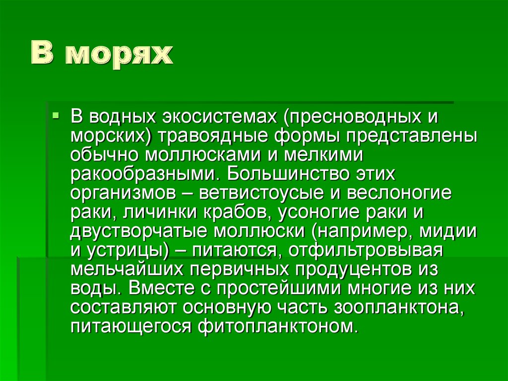 Трофическая структура биоценоза. Пресноводные экосистемы. Доклад Пресноводные экосистемы.