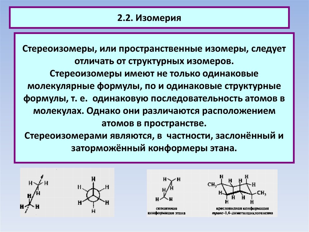 Какие формулы используются для условного изображения стереоизомеров на плоскости