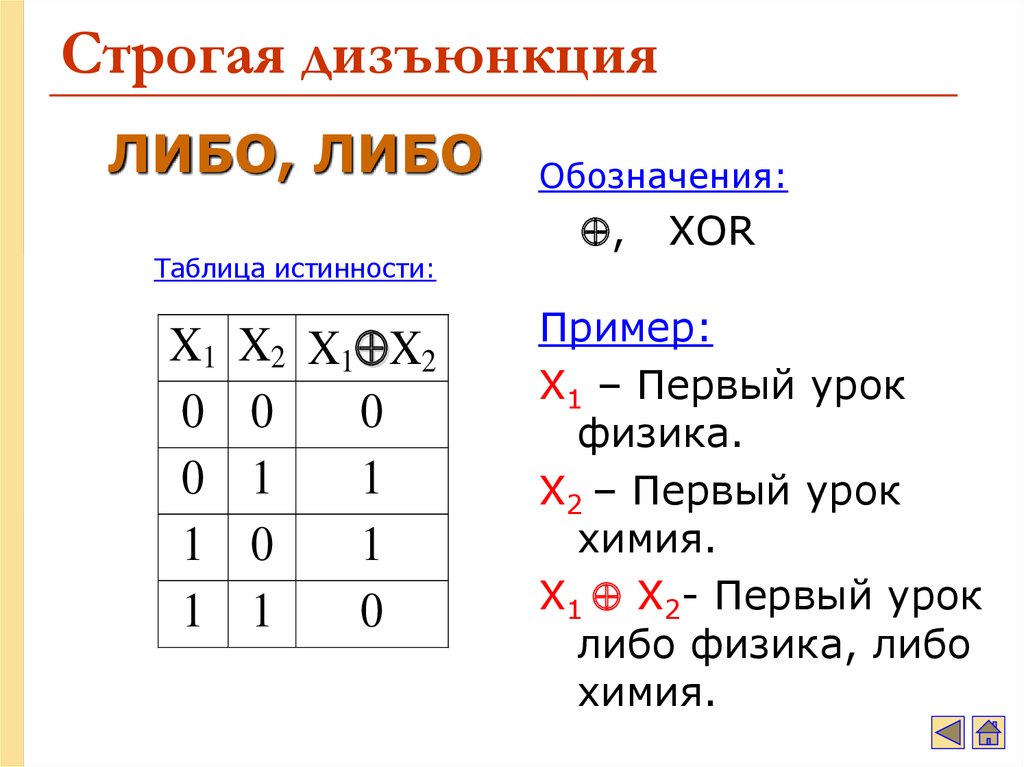 Дизъюнкцию высказываний называют логическим