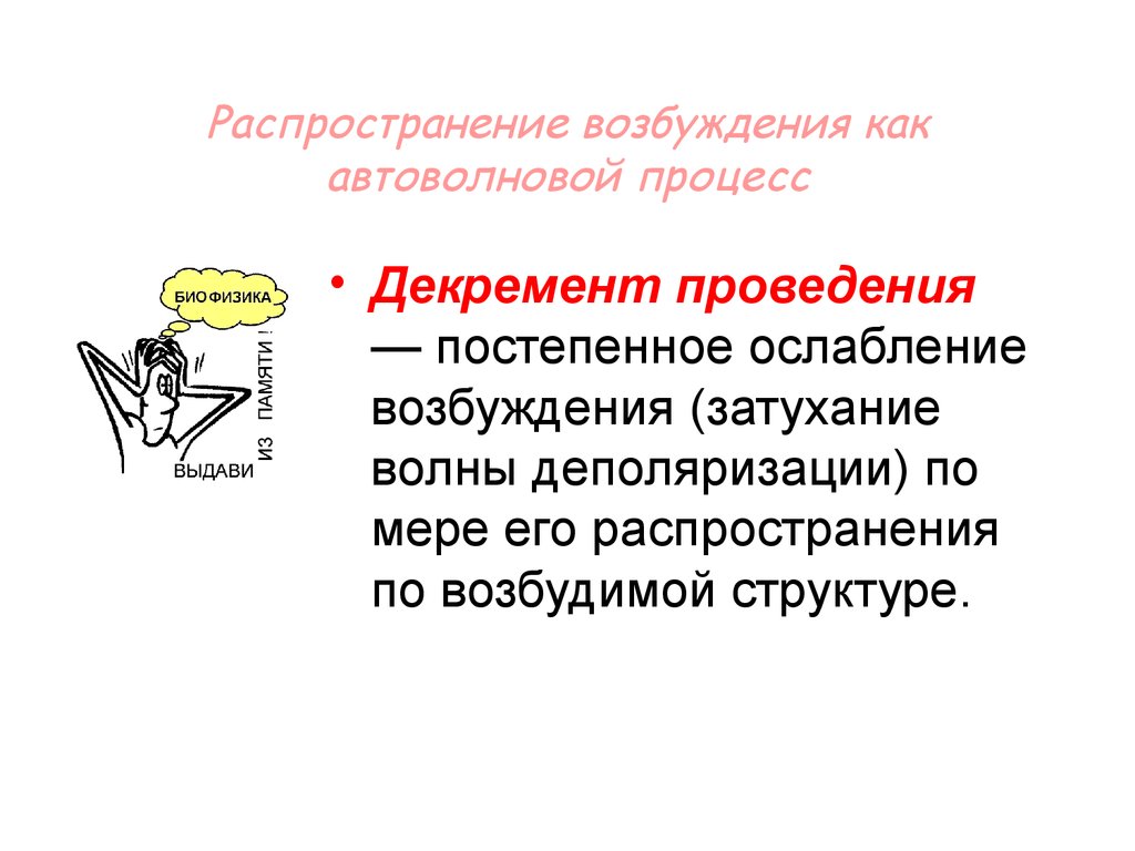 Распространение это. Декрементное проведение возбуждения. Декрементное проведение возбуждения по невозбудимой мембране. Декнементное поведение. Декрементное распространение возбуждения.