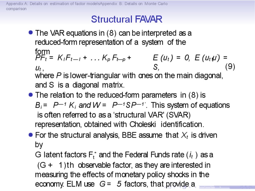 Structural FAVAR