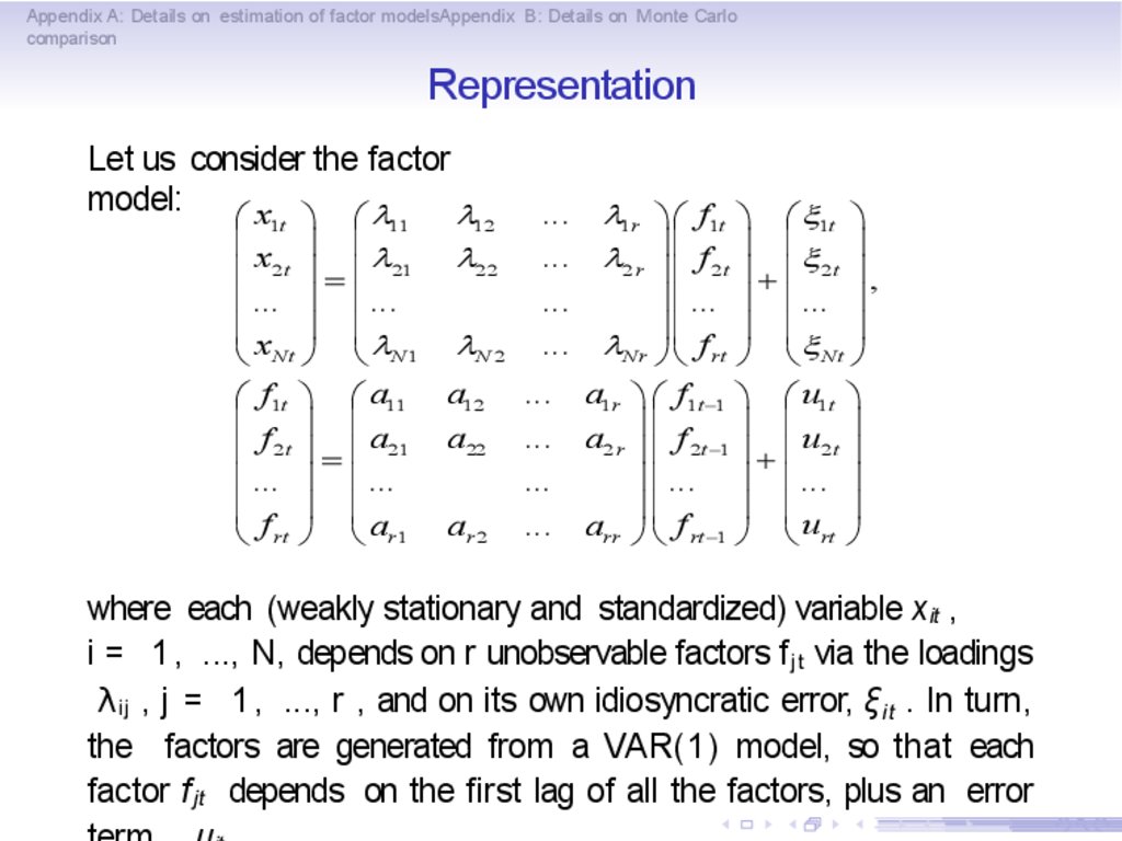 Basics Of Factor Models Online Presentation