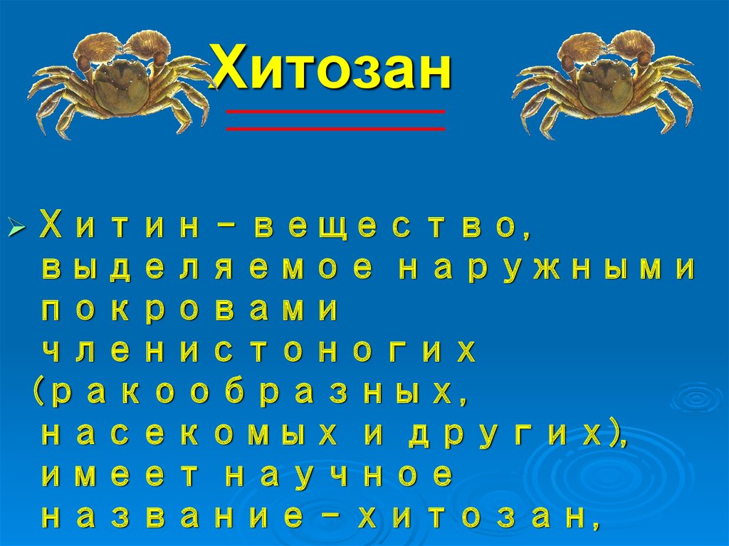 Хитозан и здоровье человека - презентация онлайн