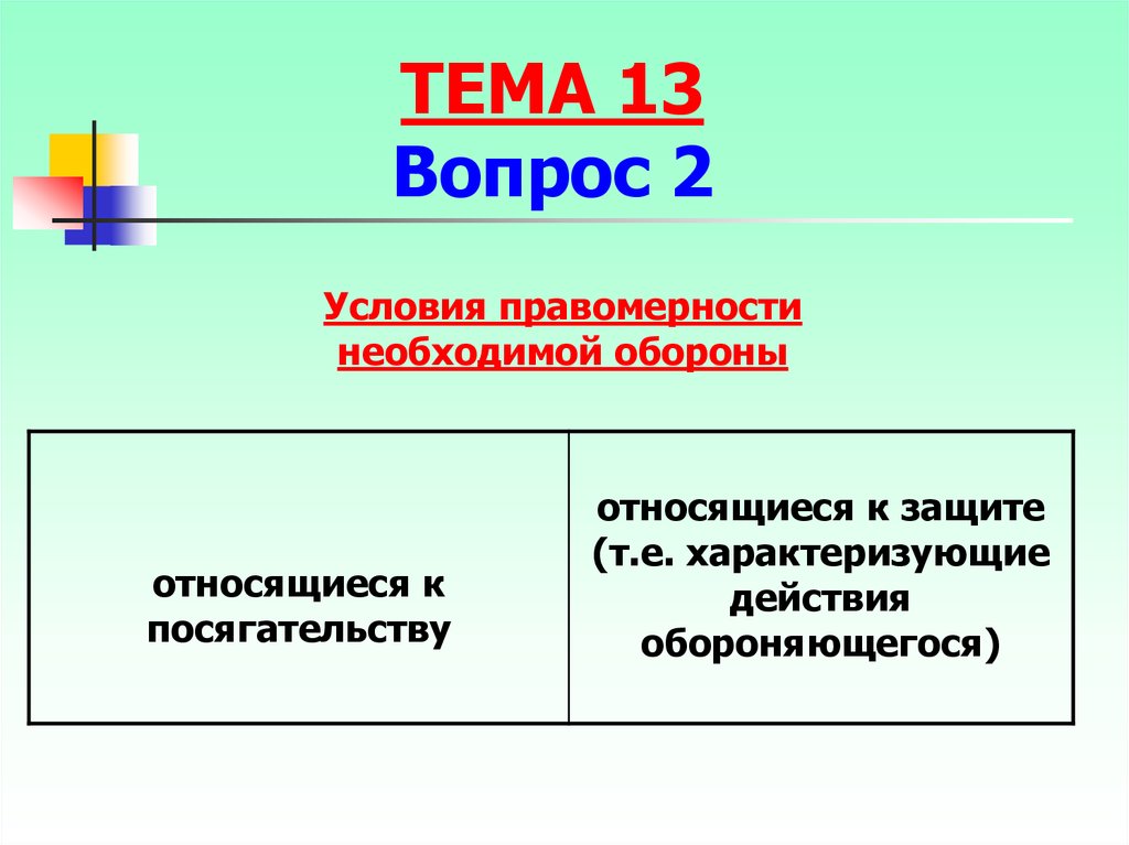 Условия правомерности. Условия правомерности необходимой обороны. Условия необходимой обороны относящиеся к посягательству. К условиям правомерности необходимой обороны относятся. Необходимая оборона условия правомерности необходимой обороны.