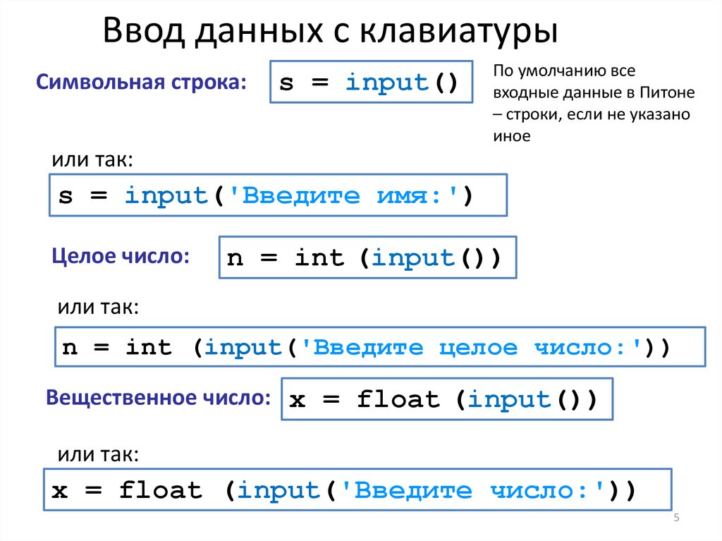 Символьная строка в питоне