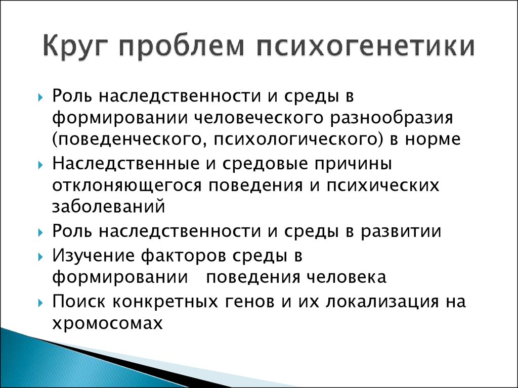 Психогенетика личности презентация