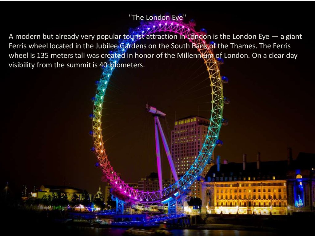 One of the london s. London Eye презентация. Лондонский глаз информация. London Eye доклад. Лондонское колесо обозрения на английском.