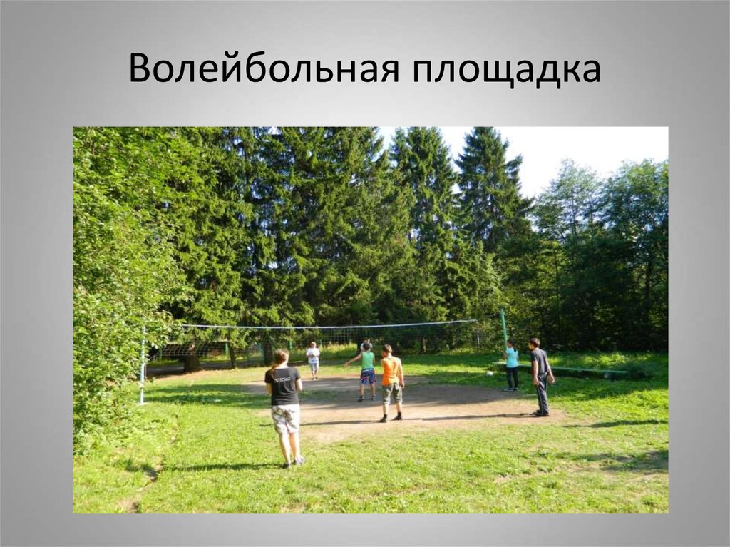 Волейбольная площадка