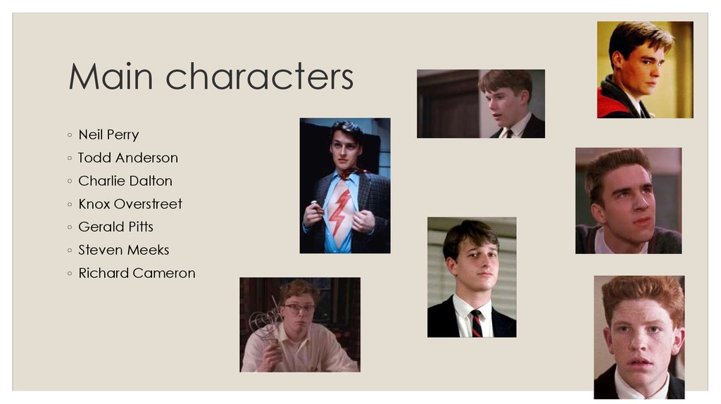 Dead Poets Society Online Presentation