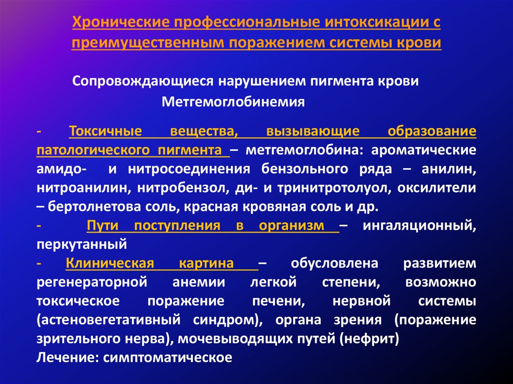 Чем острое профессиональное отличается от хронического