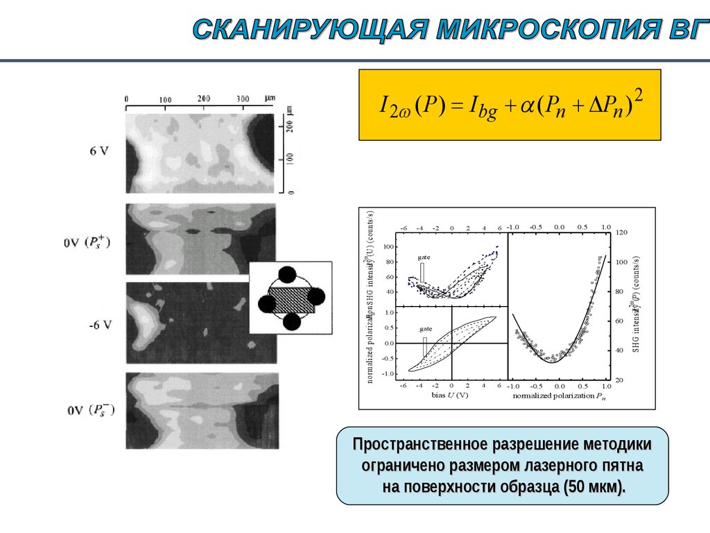 Сканирующая микроскопия. Сегнетоэлектрические пленки. Размер пятна лазера. Пространственное разрешение формула. Пространственное разрешение 10 мкм это.