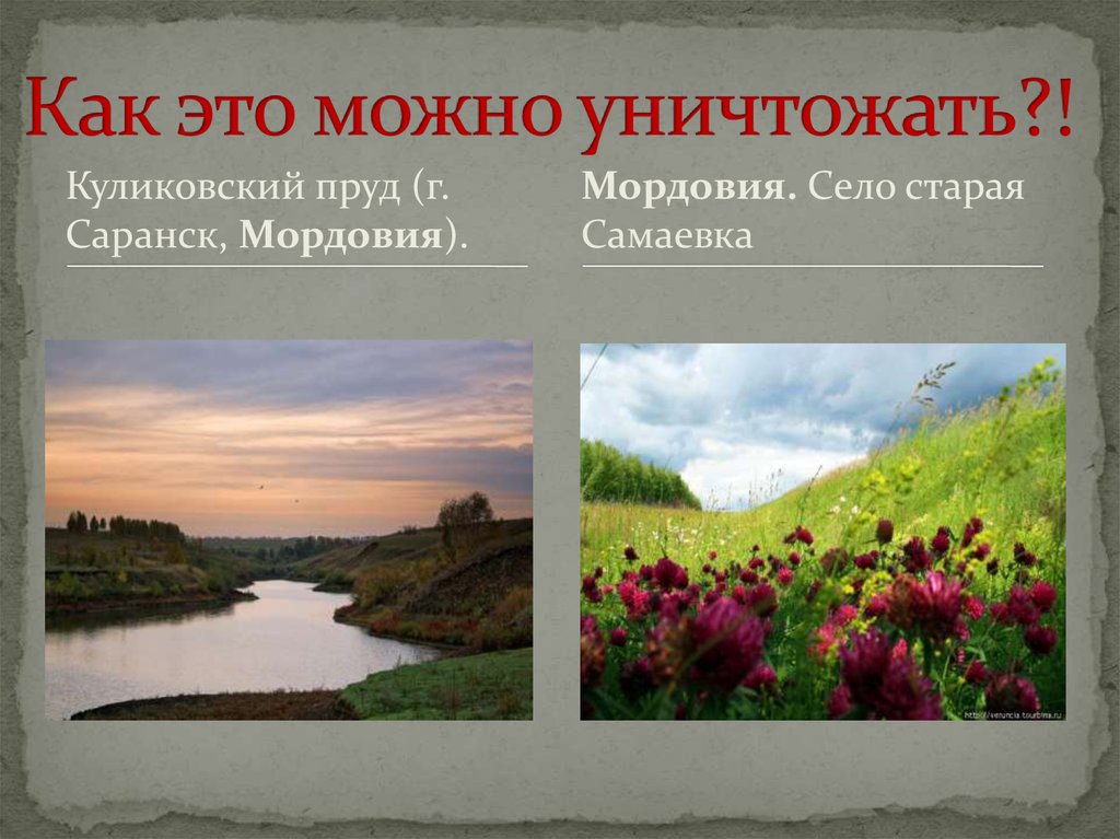 Как это можно уничтожать?!