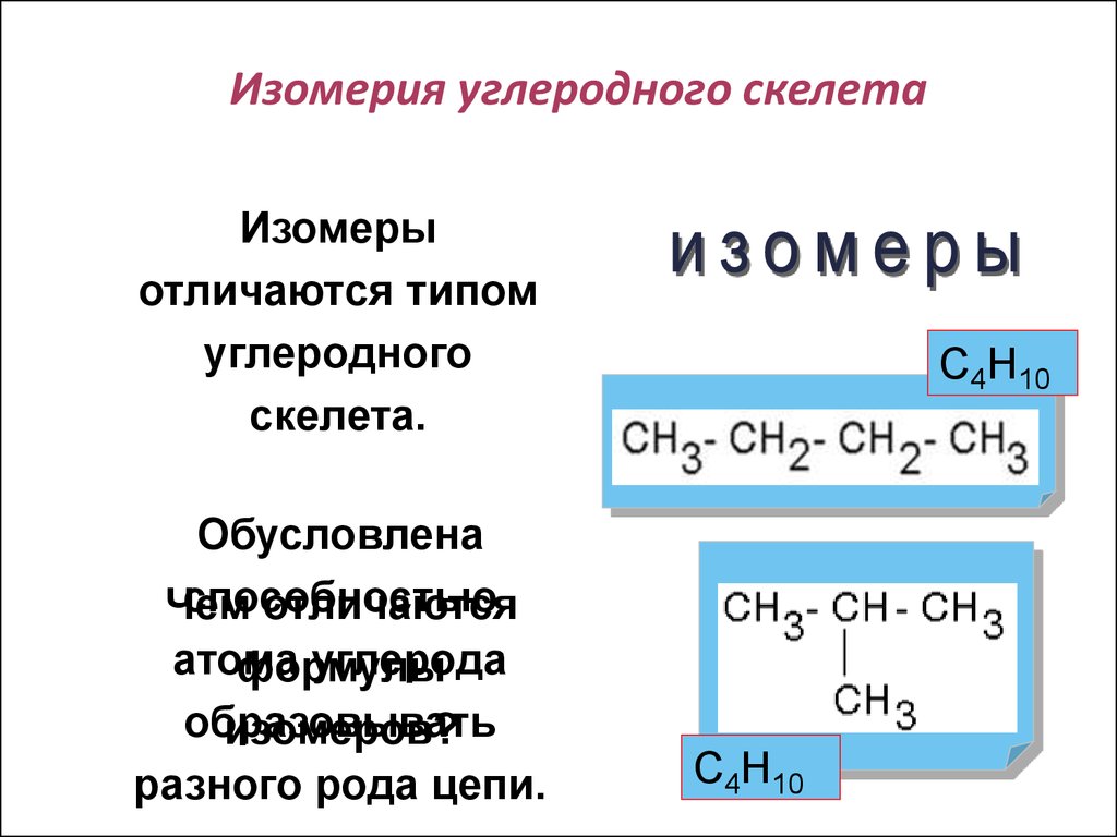 Виды изомерии изомерия углеродного скелета. C6h10 изомерия углеродного скелета. С6h10 углеродного скелета. Структурные формулы изомеров углеродного скелета. Изомерия углеродного скелета формула.