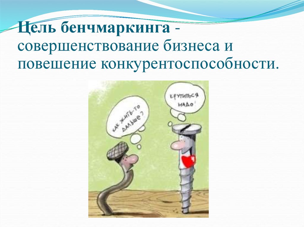 Бенчмаркетинг: основные понятия и процесс реализации - презентация онлайн