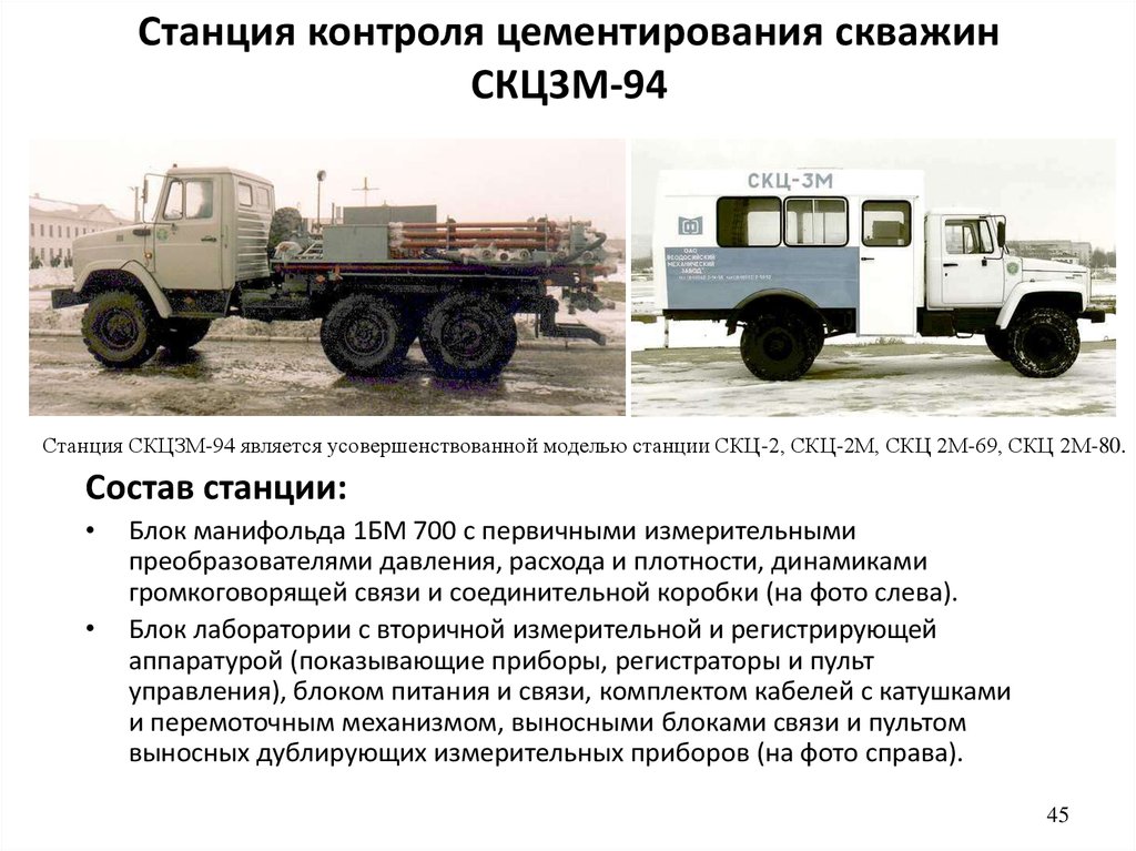 Станция контроля цементирования скважин СКЦ3М-94