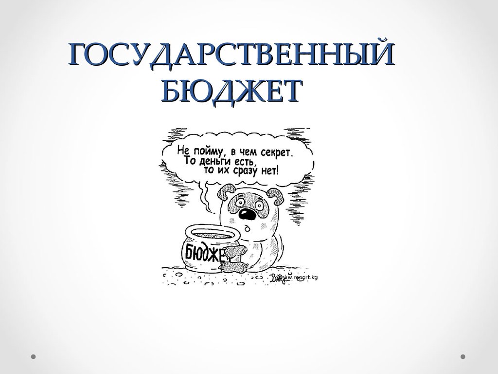 Государственный бюджет презентация по обществознанию