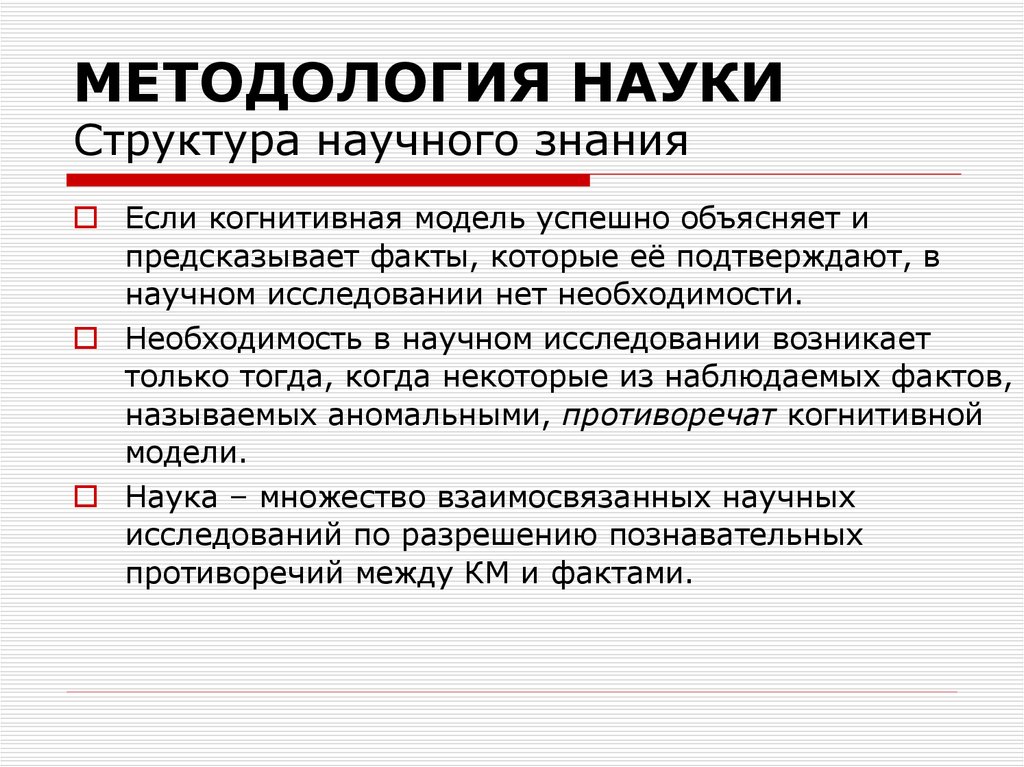 Структура научной презентации