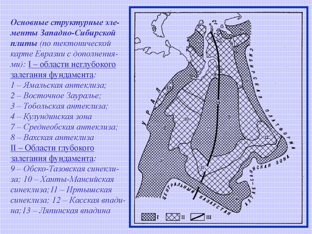 Тектоническая структура западно