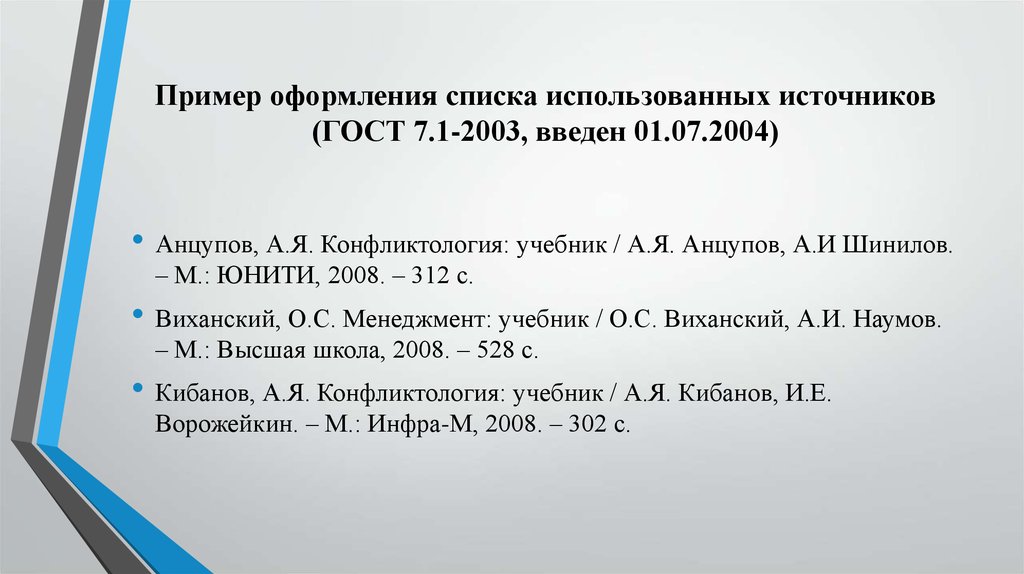 Как оформлять список ссылок. Библиографический список по ГОСТУ 7.1-2003. Оформление списка использованных источников. Как оформлять список использованных источников по ГОСТУ. Список использованных источников образец.