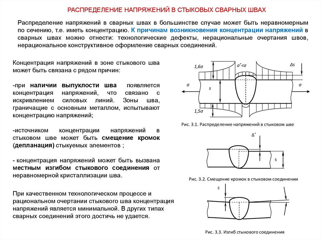 Распределение напряжений. Распределение напряжений в стыковых швах. Напряжения в сварном шве. Напряжения в сварных швах.