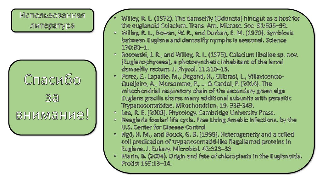 Использованная литература