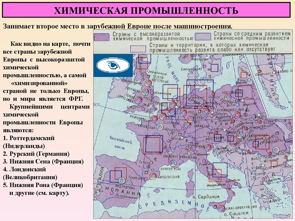 Промышленность европы. Химическая промышленность Западной Европы на карте. Центры промышленности зарубежной Европы. Отрасли промышленности зарубежной Европы. Промышленные районы Западной Европы география 10 класс.