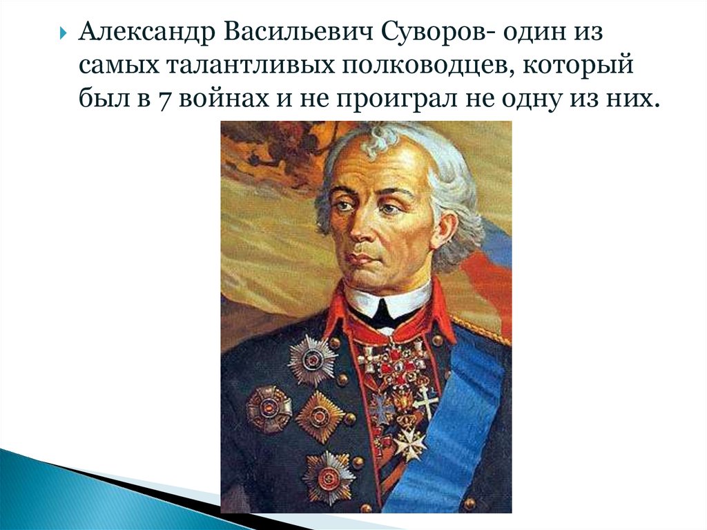 Презентация суворов великий полководец