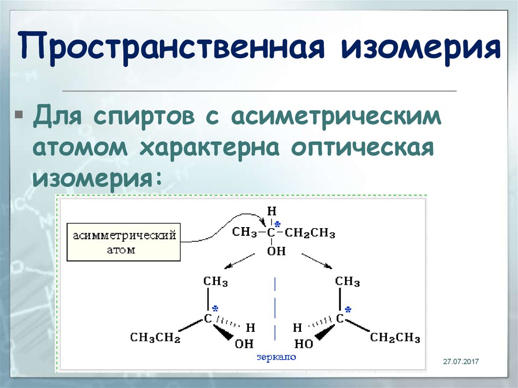 Кислородсодержащие органические соединения спирты презентация 9 класс