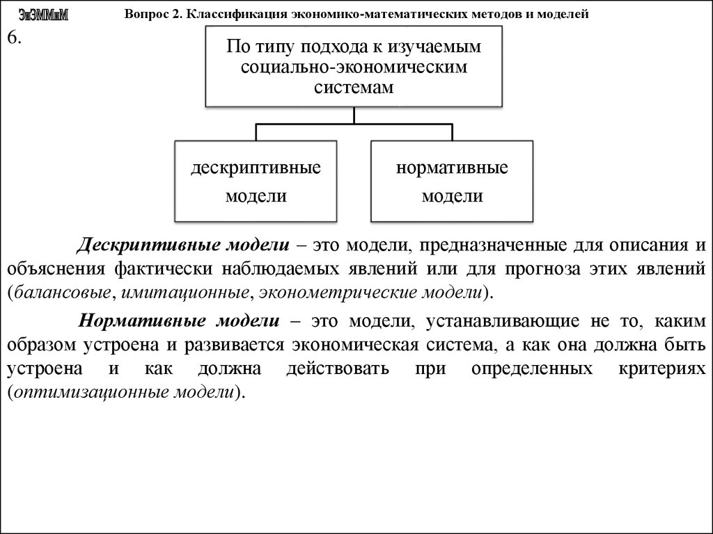 Практическое задание по теме Измерение и Экономико-математические модели