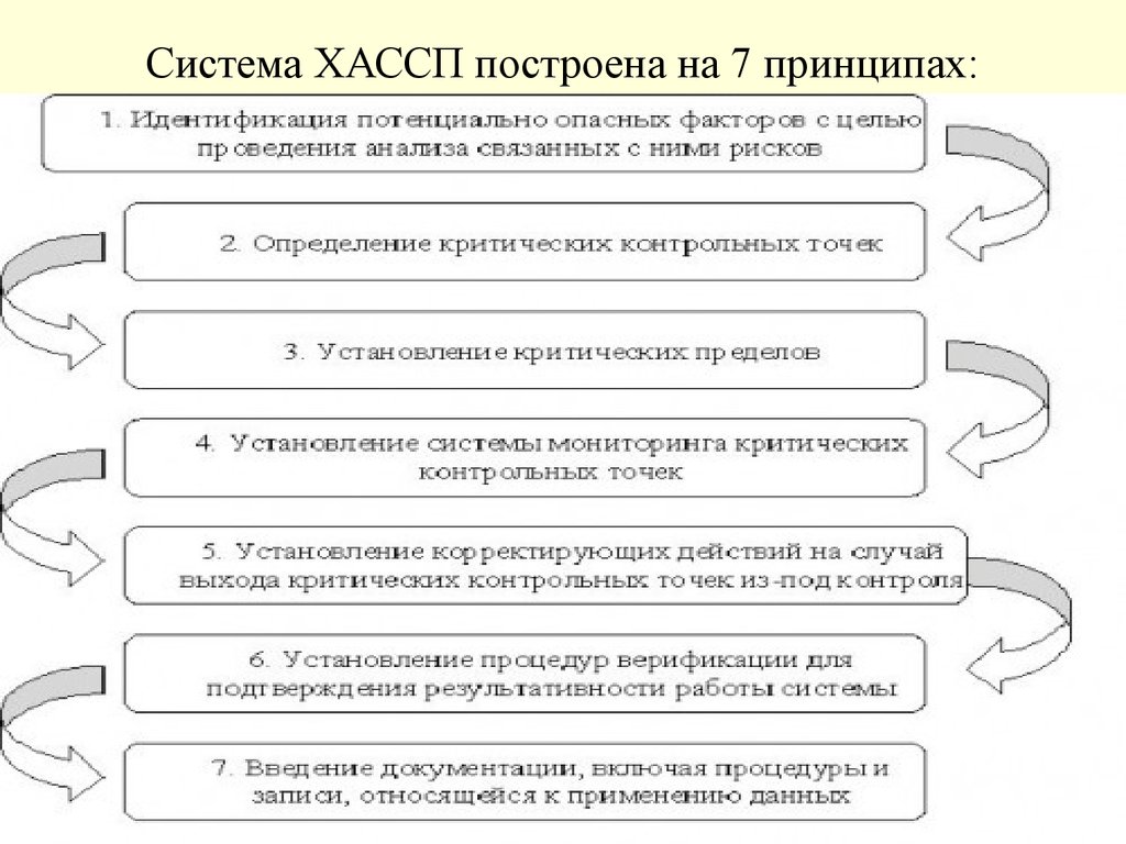 7 принципов. Внедрение принципов ХАССП на пищевом предприятии. 7 Принципов ХАССП на пищевых предприятиях. Система менеджмента качества ХАССП. Система ХАССП на предприятии общественного питания.