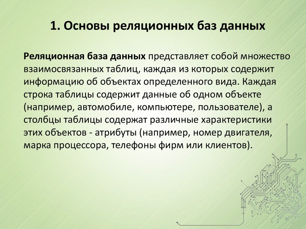 Тестирование программного обеспечения. Основы реляционных баз данных.  Работа с SQL. (Урок 6) - презентация онлайн