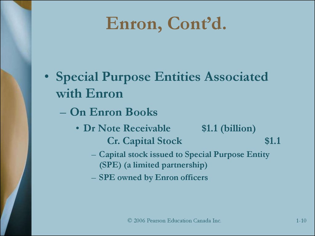 Enron, Cont’d.