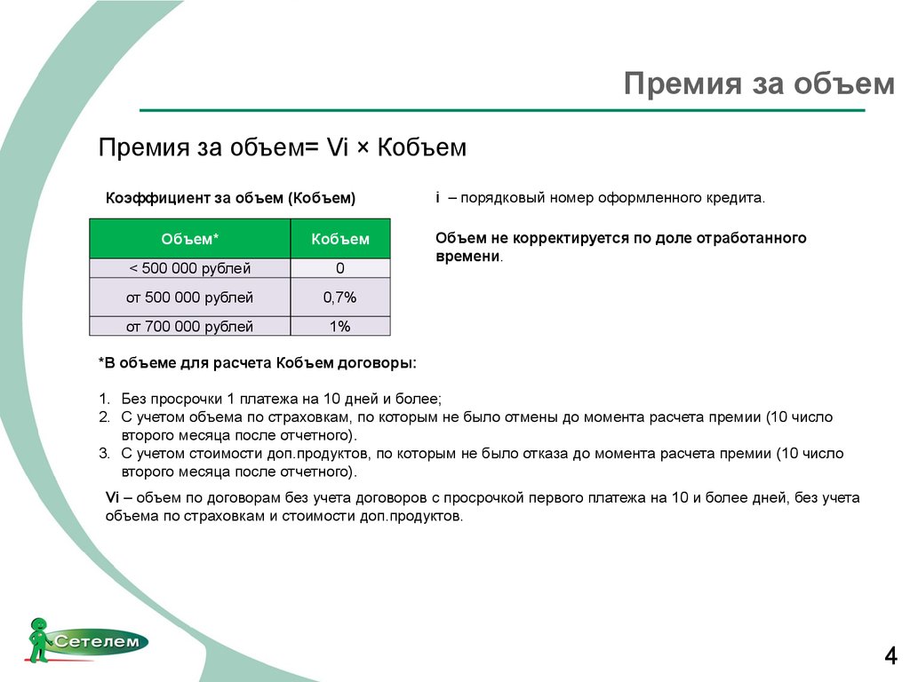 Премии клиентам